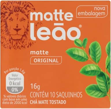 Leão Chá Matte Original 10 Unidades