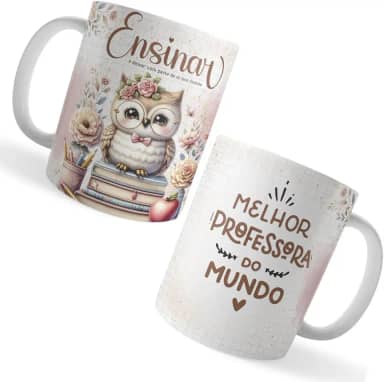 Voar Personalizados, Caneca professores 325 ml Porcelana