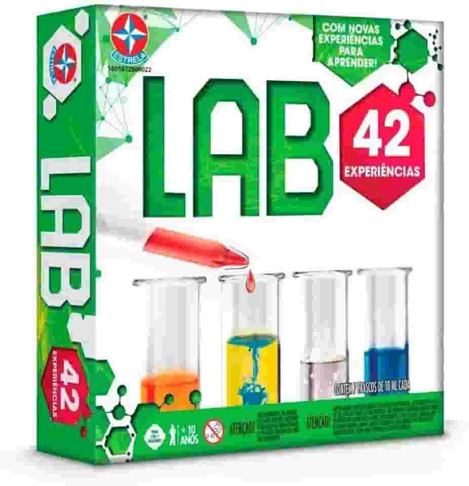 Kit De Experiencia Lab 42 Jogo Laboratório Estrela Original