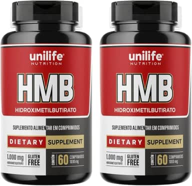 Kit 2 HMB Unilife 60 Comprimidos 1000mg
