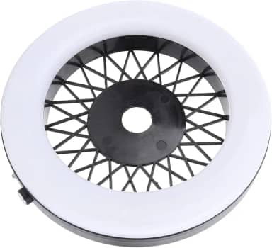 Luz LED para narguilé, Painel de Lâmpada Redondo Recarregável USB Portátil de 16 Cores Com Controle Remoto, Compatibilidade Versátil Com narguilé, Acessório de Iluminação RGB