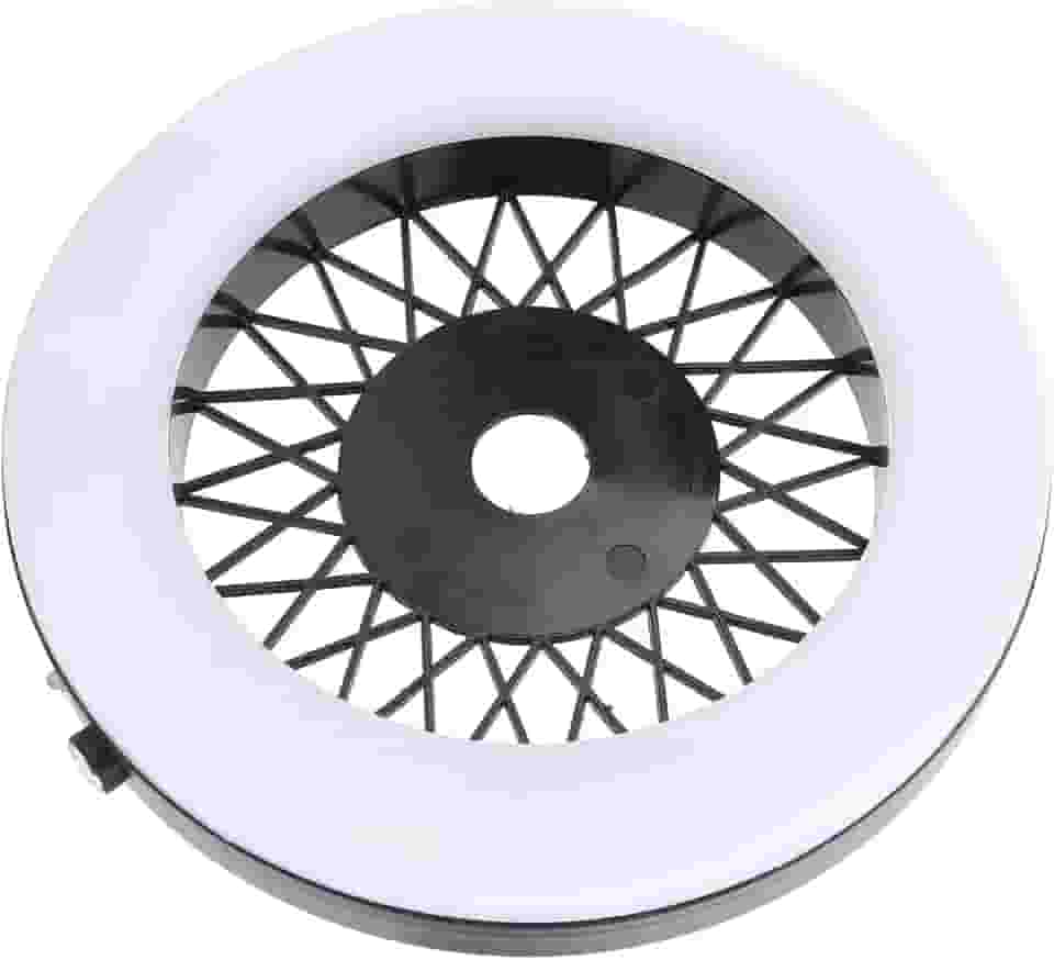 Luz LED para narguilé, Painel de Lâmpada Redondo Recarregável USB Portátil de 16 Cores Com Controle Remoto, Compatibilidade Versátil Com narguilé, Acessório de Iluminação RGB