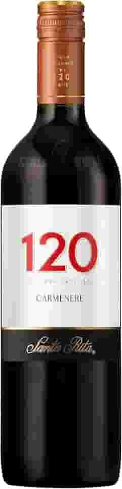 Vinho Chileno Tinto 120 Santa Rita Carmenère Garrafa 750ml