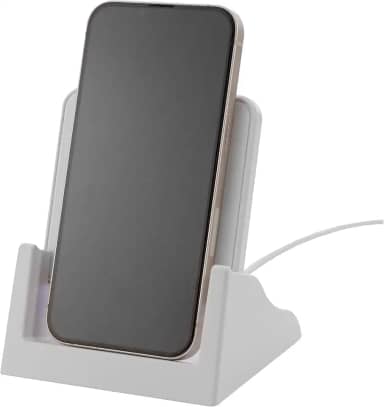 Carregador por indução 10w com stand de apoio para celulares e outros dispositivos com carregamento QI wireless sem fio, Cabos & Plugs