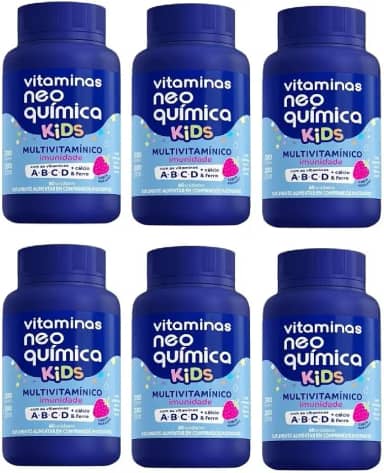 Kit 6 Vitamina Kids 60 Cápsulas - Neo Química