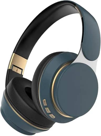 com fio/Sem Fio com Cancelamento de Ruído s de Ouvido de Ouvido Dobrável com Micro para - Azul