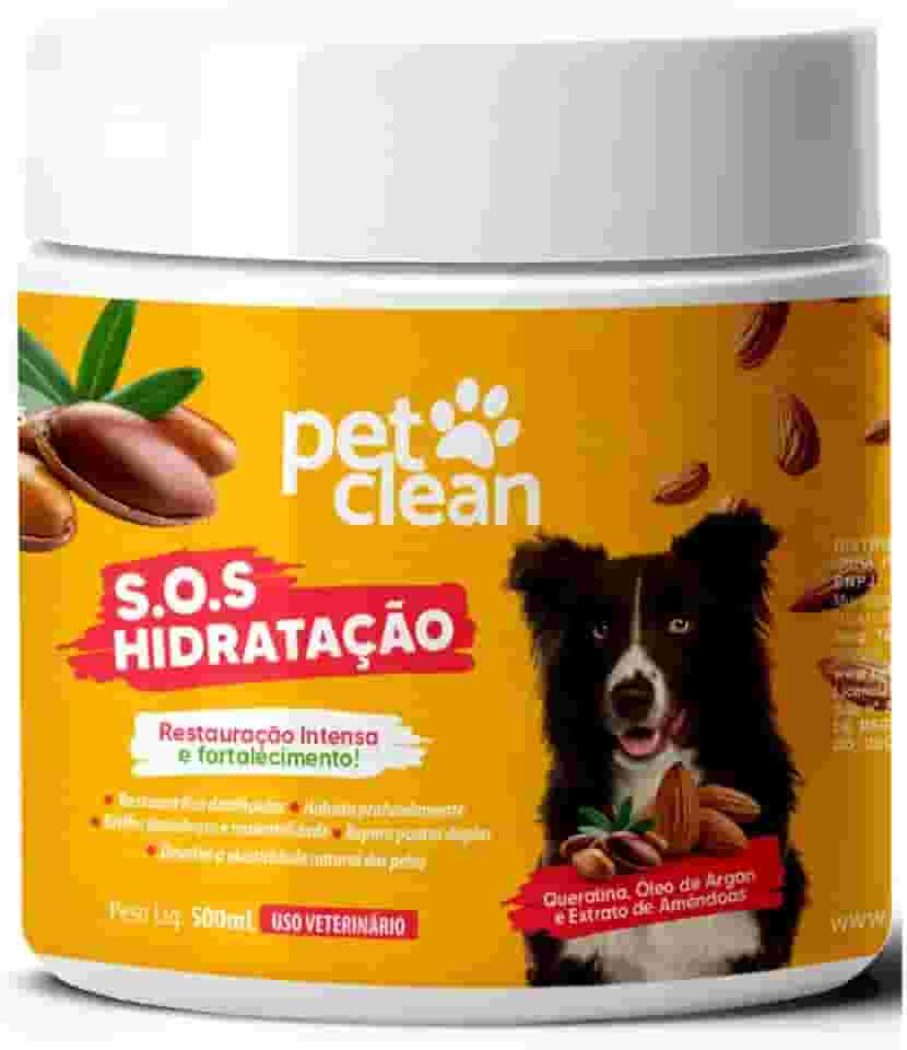 Máscara de Hidratação Pet Clean 500mL, Restauração Intensa e Fortalecimento para Cães e Gatos (RESTAURAÇÃO)