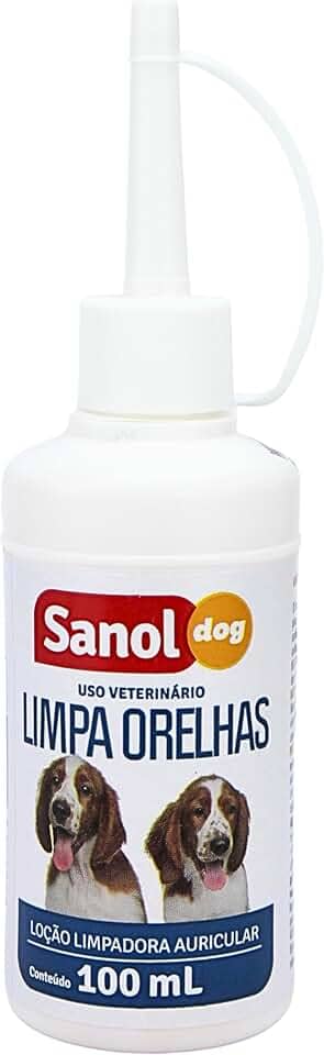 Sanol Dog Limpa Orelhas 100Ml Branco