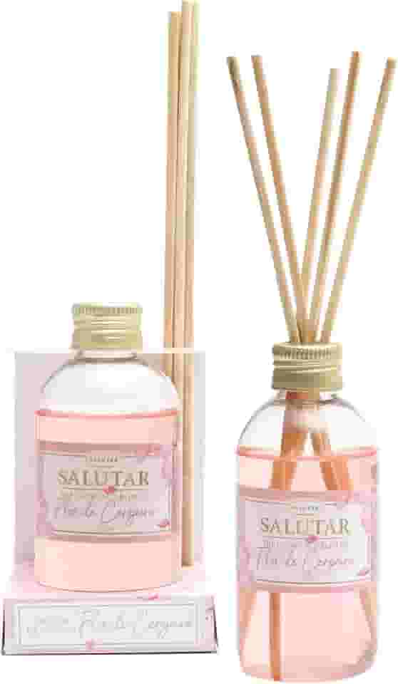 Aromatizador de Ambiente Flor de Cerejeira 165 ml Difusor com 5 Varetas, Salutar