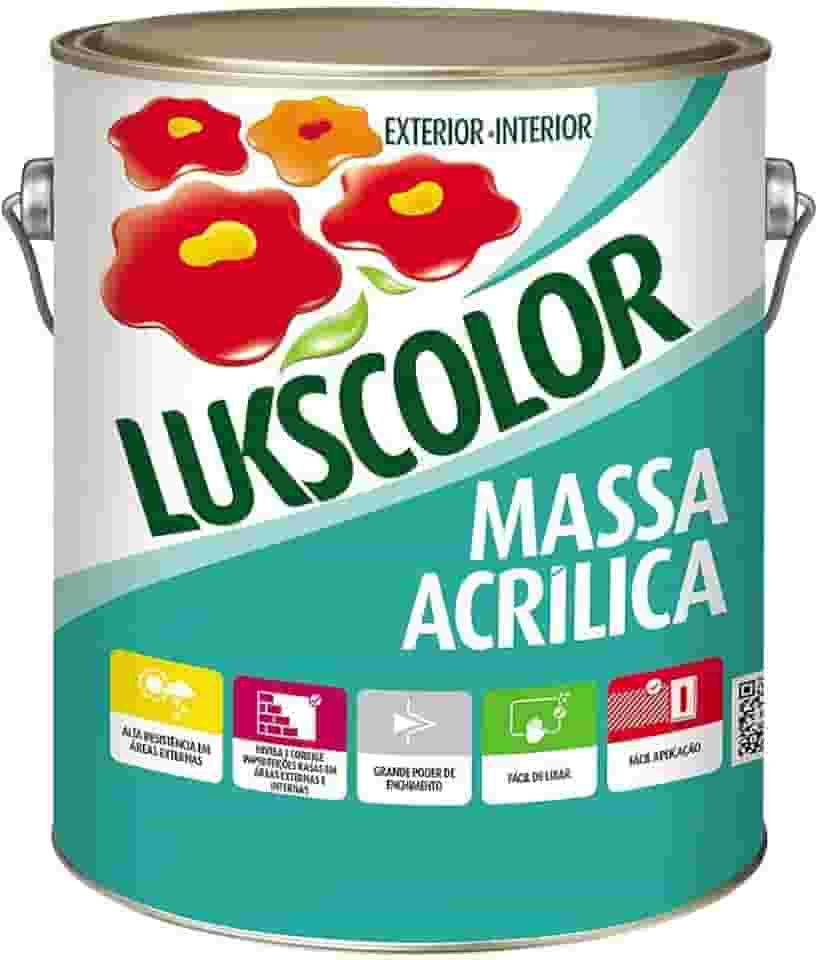 Massa Acrilica Nivel Paredes Lukscolor 3,6l 5,6kg
