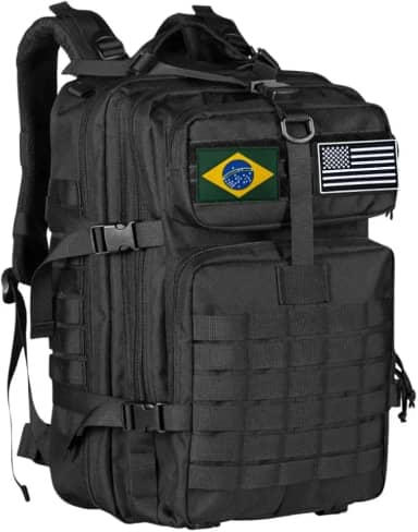 Mochila Tática Militar 50 Litros Impermeável – Grande, Resistente, Para Camping, Trilha e Viagem