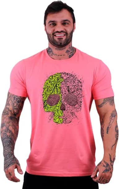 Camiseta Tradicional Masculina Básica MXD Conceito Good Vibes