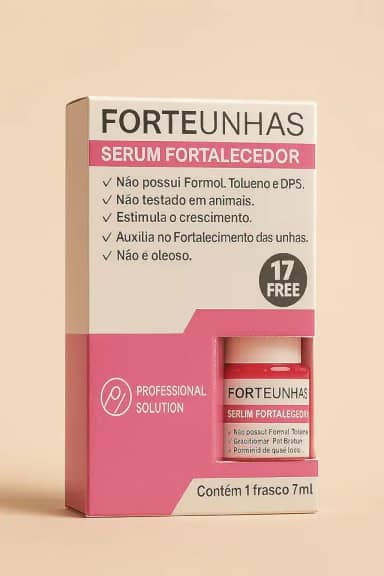 FORTEUNHAS SÉRUM FORTALECEDOR 17 FREE 7ml