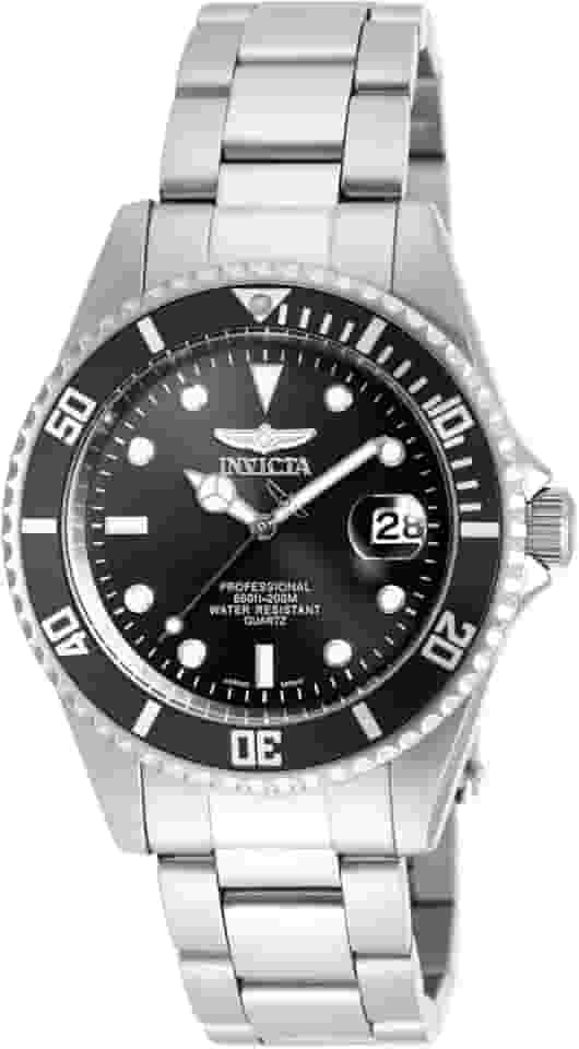 Relógio masculino 8932OB Pro Diver mostrador analógico quartzo prata, Aço inoxidável, 8932OB