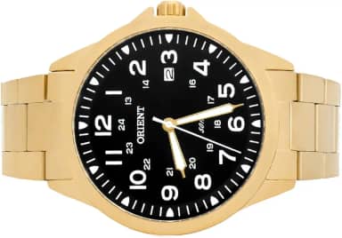 Relógio Orient Masculino Ref: Mgss1199 P2kx Casual Dourado
