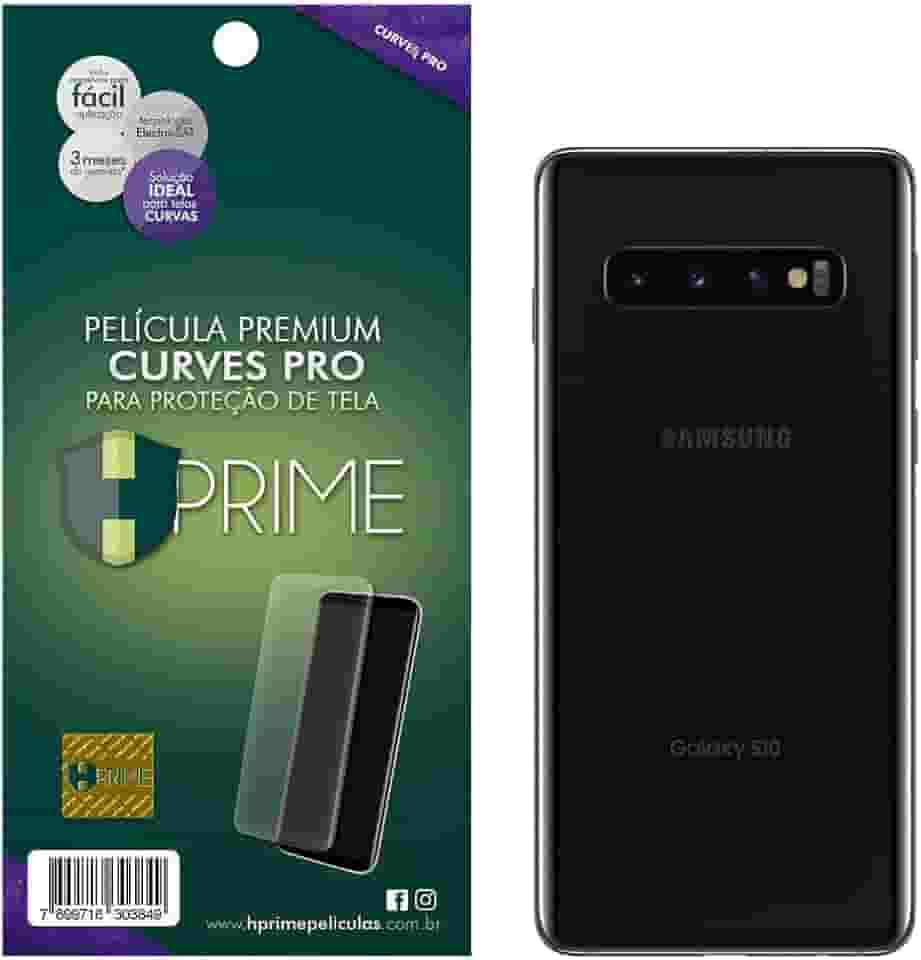 Pelicula Curves Pro para Samsung Galaxy S10 - VERSO, HPrime, Película Protetora de Tela para Celular, Transparente