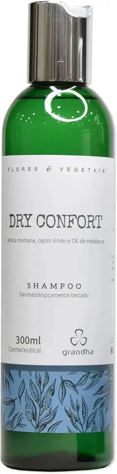 Kit Dry Confort Grandha Flores e Vegetais Combate Oleosidade e Pontas Secas (Dry Confort Shampoo 300ml)