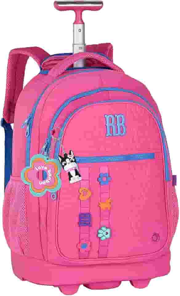 Mochila Infantil Menina RB Rebecca Bonbon Holografica juveni (Rosa)