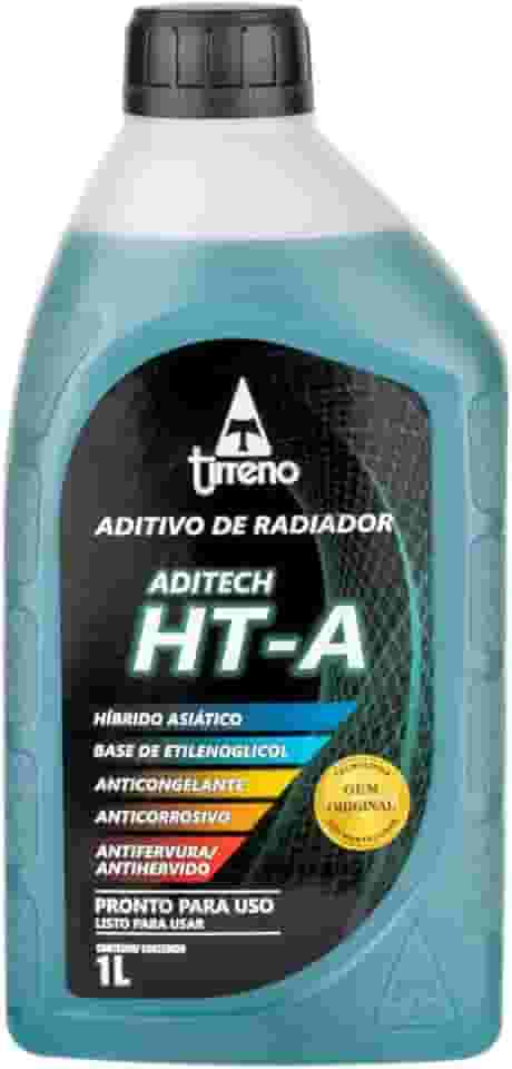 1 Litro Aditivo Radiador Híbrido HT-A Azul Pronto Uso Original Tirreno Motor Alúmínio homologado Hyundai Toyota Honda Nissan Kia Mitsubishi Suzuki Subaru