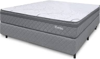 Cama Box Colchão Viúva Espuma D45 Extra Firme Antialérgico Certificado 128x188x58cm - BF Colchões