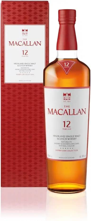 The Macallan Whisky Sherry Oak 12 Anos Single Malt 700ml