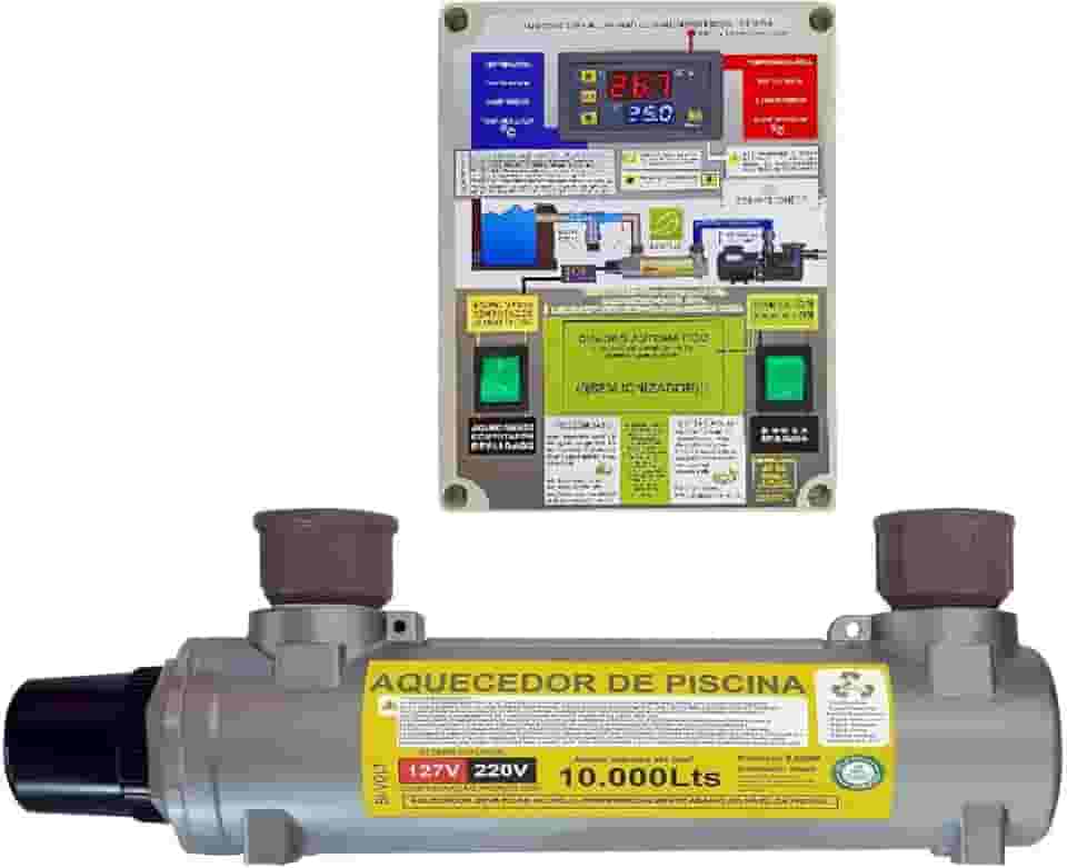 AQUECEDOR DE PISCINA ELETRICO PARA 10.000 LITROS (220, Volts)