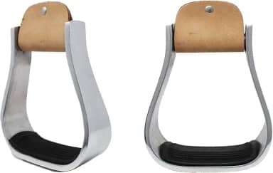 PRORIDER Estribos de Sela de Cavalo, Largura 11 cm Couro Marrom Ocidental 5101