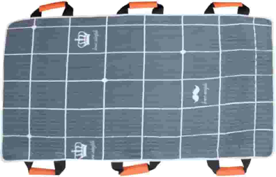 SiaBiced Colchão de posicionamento de cama à prova d'água com alças reforçadas, assistente de auxílio suave para virar lençol de paciente para idosos com, Xadrez