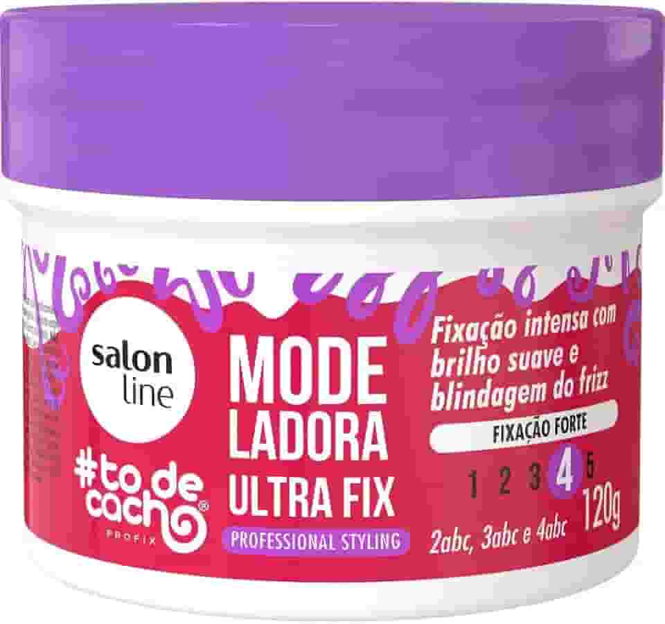 Salon Line, Modeladora Ultra Fix, #TodeCacho, Fixação Forte, Vegano - Para Cabelos Ondulados, Cacheados e Crespos, 120g