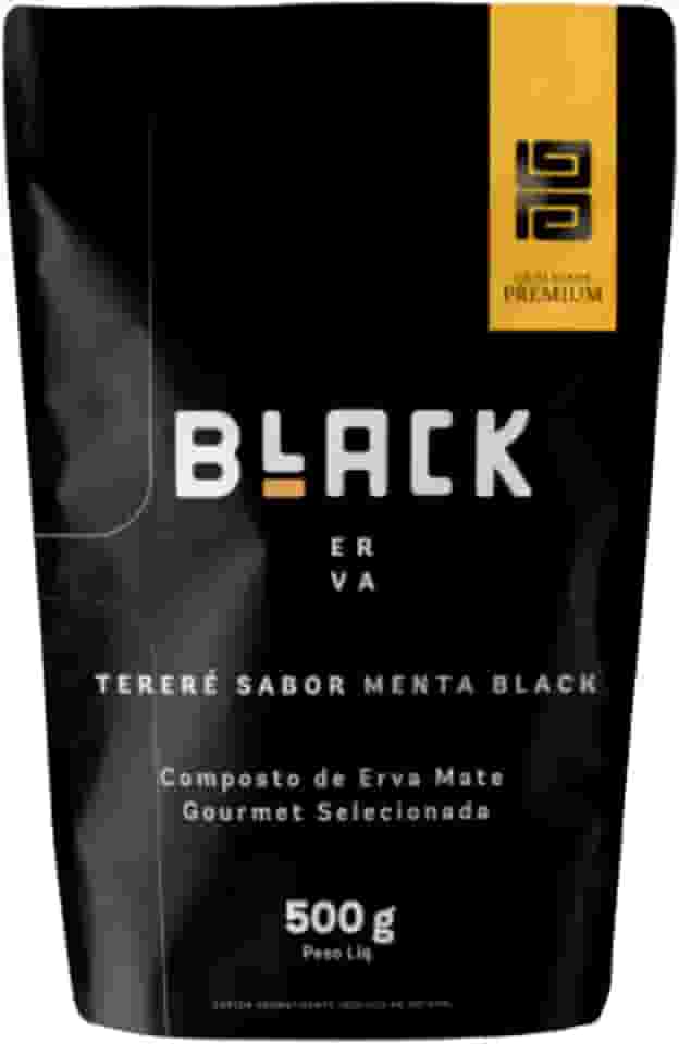 Erva Mate Menta Black 500g - Black Erva