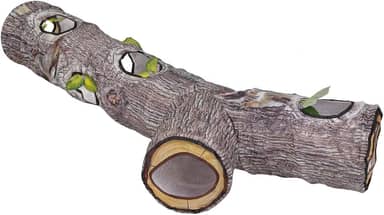 Generic Tubo de Túnel para Gatinhos, Lavável, Realista, Grão de Madeira, Interativo, Grande Espaço, Tecido de Poliéster para Túnel de Gato, para Ambientes Internos, Coelhos e Filhotes