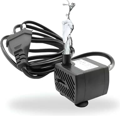 Bomba Submersa para Aquário Bivolt 110–220V – Silenciosa Compacta Econômica Potência 2W Vazão 150L/H Ideal para Fontes Cascatas Lagos e Bebedouros