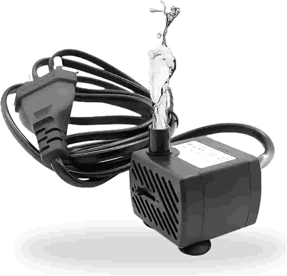 Bomba Submersa para Aquário Bivolt 110–220V – Silenciosa Compacta Econômica Potência 2W Vazão 150L/H Ideal para Fontes Cascatas Lagos e Bebedouros