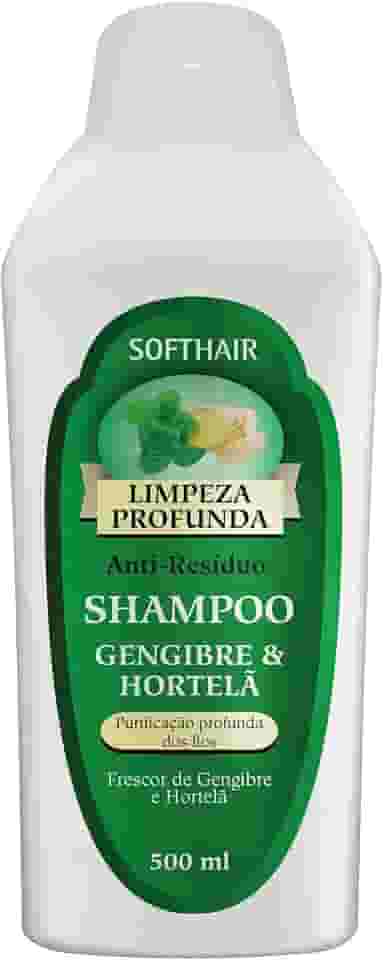 Soft Hair Shampoo Limpeza Profunda Com Gengibre E Hortelã
