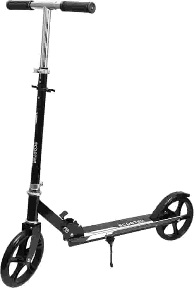 Patinete Dobrável Ajustável em Metal para Adulto Juvenil e Crianças Rodas em PVC até 100kg Leve Resistente Portátil Ideal Lazer Transporte Diversão