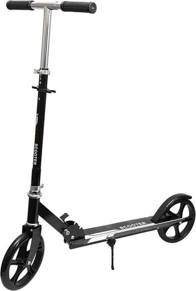 Patinete Dobrável Ajustável em Metal para Adulto Juvenil e Crianças Rodas em PVC até 100kg Leve Resistente Portátil Ideal Lazer Transporte Diversão