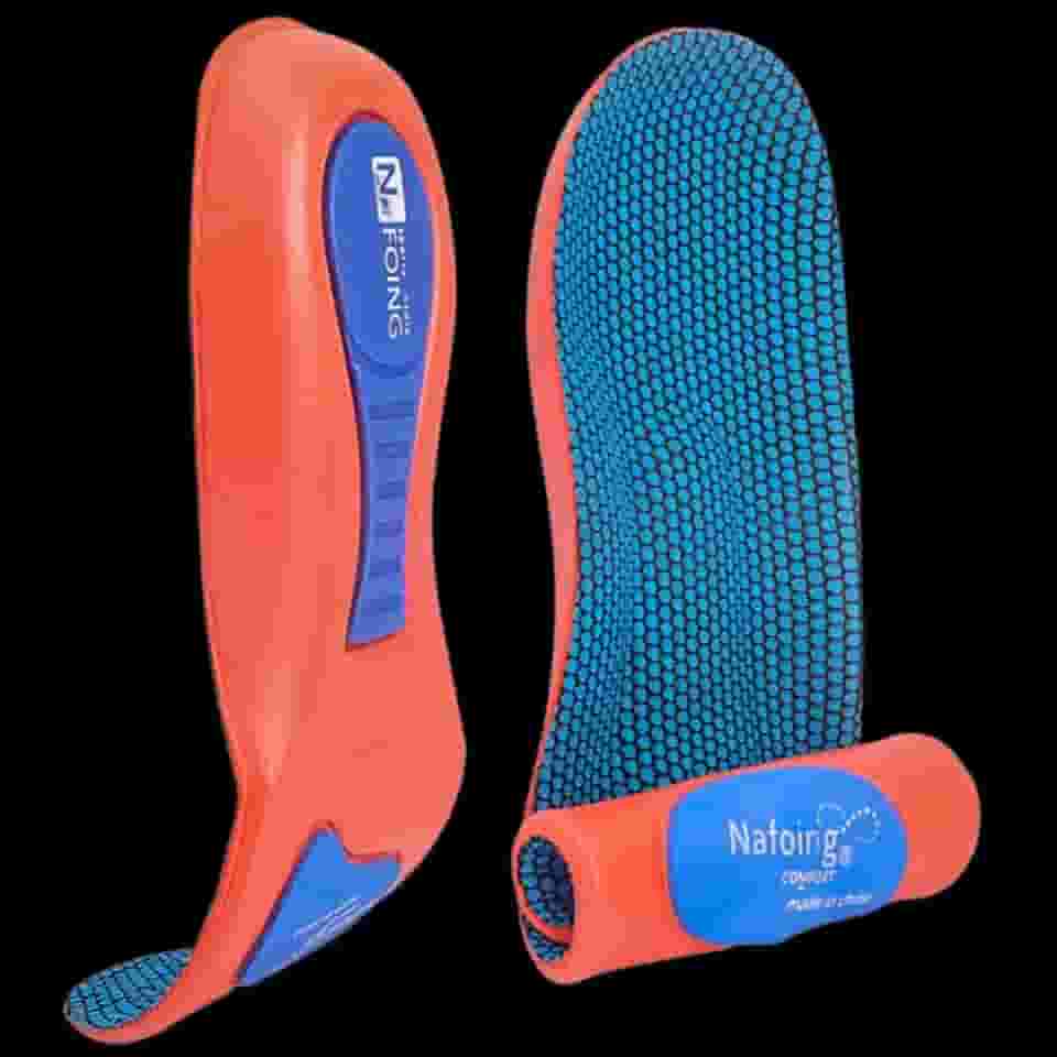 Palmilhas esportivas para sola de sapatos com absorção de choque, desodorante respirável, palmilhas ortopédicas, tamanho 39-40