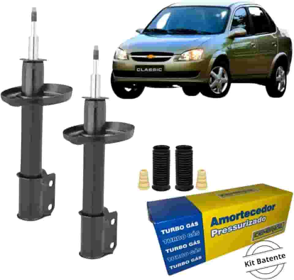 Par de Amortecedores Dianteiro Corsa Classic anos 1994 a 2016 com Kit Batente e Coifa Original Embrasil