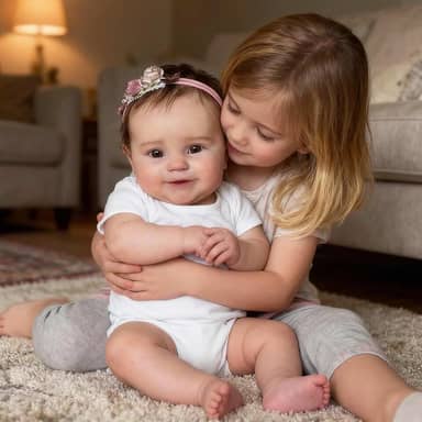 Brastoy Bebê Reborn Boneca Menina Corpo de Silicone Pintado Realistic Original