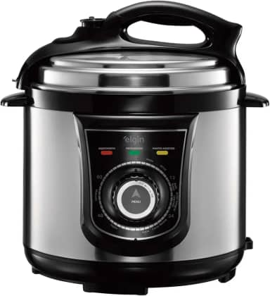 Panela de Pressão Elétrica Elgin 4 Litros Segura e Prática 840W 110V