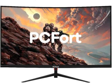Monitor Gamer Curvo PCFort U27F100 27' 1ms 100Hz LED Full HD 100% sRGB HDMI VGA Preto