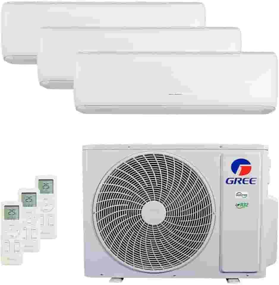 Ar Condicionado Tri Split Gree Inverter G Max 30.000 Btus (3x Hi Wall 9.000) Quente e Frio 220v R-32