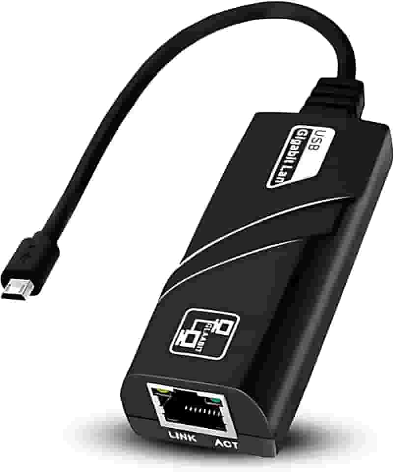 Adaptador de Rede Micro USB para RJ45 Ethernet 10/100 Mbps com Chip Integrado – Plug & Play Compatível com Celulares e Tablets Android OTG