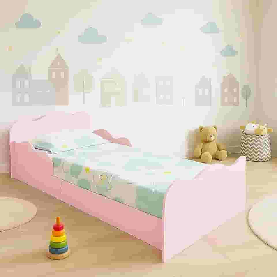 MINI CAMA MONTESSORIANA JUVENIL SONHAR 100% MDF - ROSA