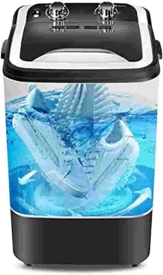 Máquina De Lavar Sapatos Mini Máquina De Lavar Roupa Para Sapatos Lavadora De Roupas Semiautomática De Uso Duplo Máquina De Lavar E Secar Sapatos,Collector88