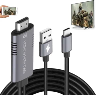Adaptador Hdmi Usb Tipo C Cabo Mhl 4K Hd Vídeo Conversor Digital Cabo Espelho Carregamento para Imac Macbook Samsung Laptop Galaxy S21 S20 S10 S9 S8 Note 20 10 Lg G8 G5 Telefone Android Para