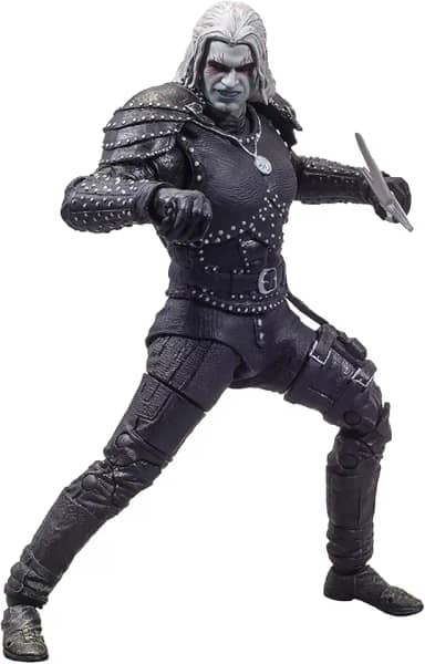 Netflix Boneco de 17,78 cm Geralt de Rivia Witcher Mode (Temporada 2) com acessórios