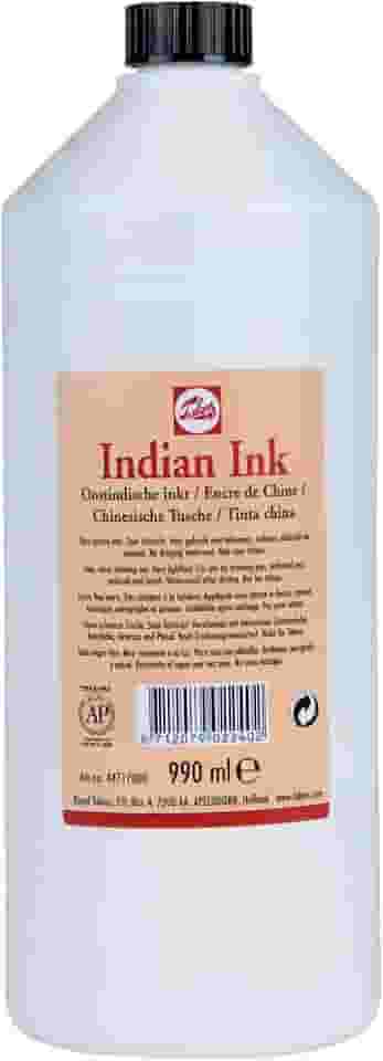 Tinta Nanquim Indian Ink Talens 990ml