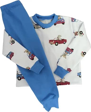 Pijama inverno infantil menino moletinho estampado 0 a 4 anos - Gérbya
