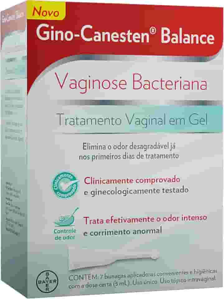GINO-CANESTEN Balance em Gel, Tratamento para Condições Íntimas, Clinicamente Comprovado, 7 Aplicadores de 5ml